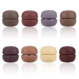 XIHIRCD 8pcs Hijab Magnets, Strong Magnetic Hijab Pins Buttons Multi-Purpose No-Snag Hijab Pins Magnetic Scarf Clasp Pinless Brooch for Women Clothing Scarf Accessories (Color E)