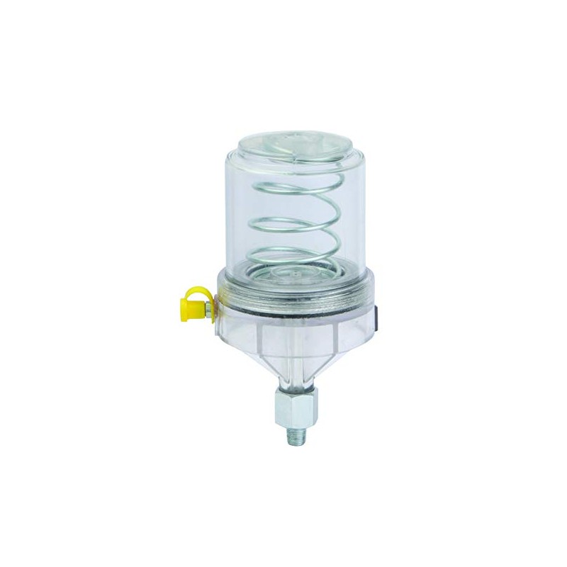 PROLUBE 47722 Grease Feeder, Polycarbonate Bowl, Polycarbonate Base, Capacity 6