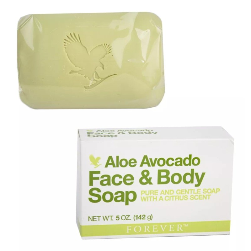 Forever Jabón De Aloe Y Aguacate Para Rostro Y Cuerpo