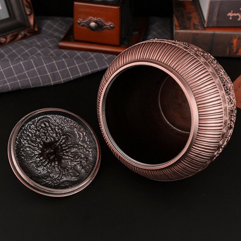 Tea Canister Metal Loose Tea Storage Container Airtight Tea Bag
