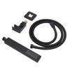 Wall Mounted Shower Set Black High Pressure Shower Head with