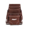 AWP 10-Pocket Suede Tool Pouch | Durable General Construction Leather