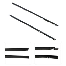 FZJDSD 2PCS Left & Right Side Window Door Molding Outer fit for Honda Civic EG6 EG4 1992 1993 1994 1995 Replace 72410-SR3-003 72450-SR3-003 Door Belt Out Molding Window Weather Strip Belt Weatherstrip