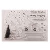 arriettycraft Merry Christmas Christmas Snowflakes Tree Winter Wonderland Clear Stamps