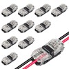 MELIFE 10PCS Low Voltage Wire Connectors, 2 Way Solderless Wire