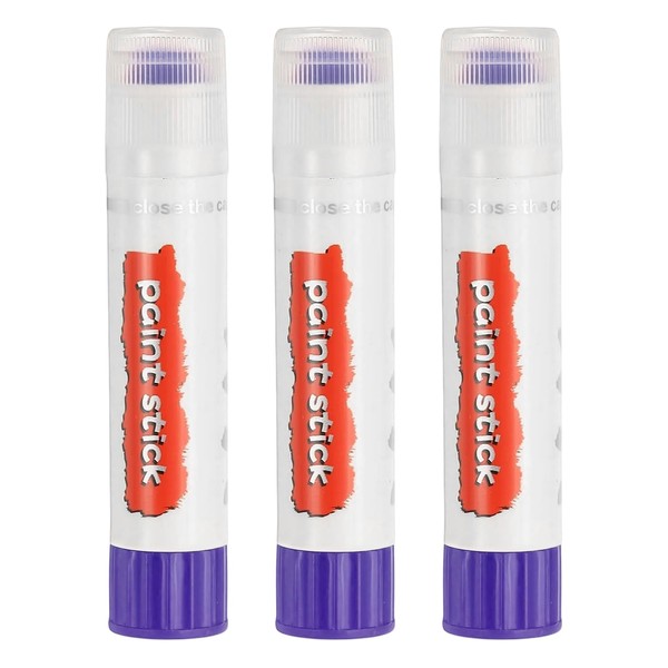 PATIKIL Tempera Paint Sticks, 3 Pcs Solid Tempera Paints Sticks