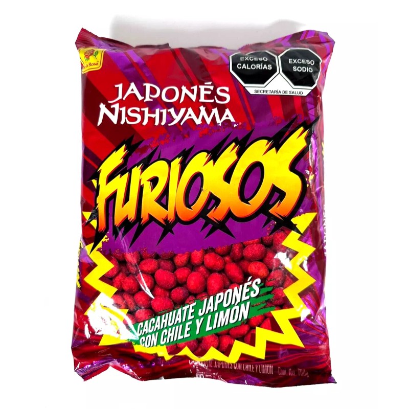 De La Rosa Cacahuate Japones c/chile y limon 700g/1lb