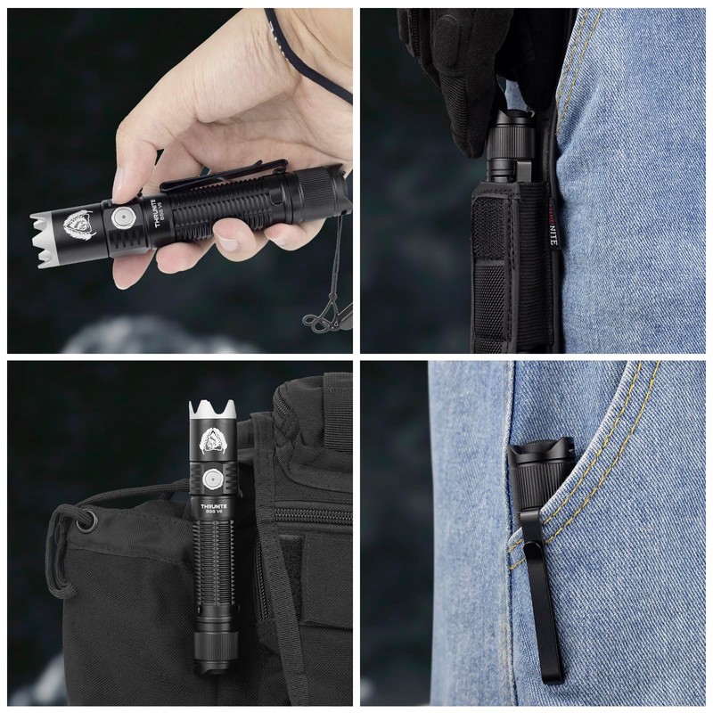 ThruNite BSS V6 Black Scout Survival Customized Edition EDC Flashlight,