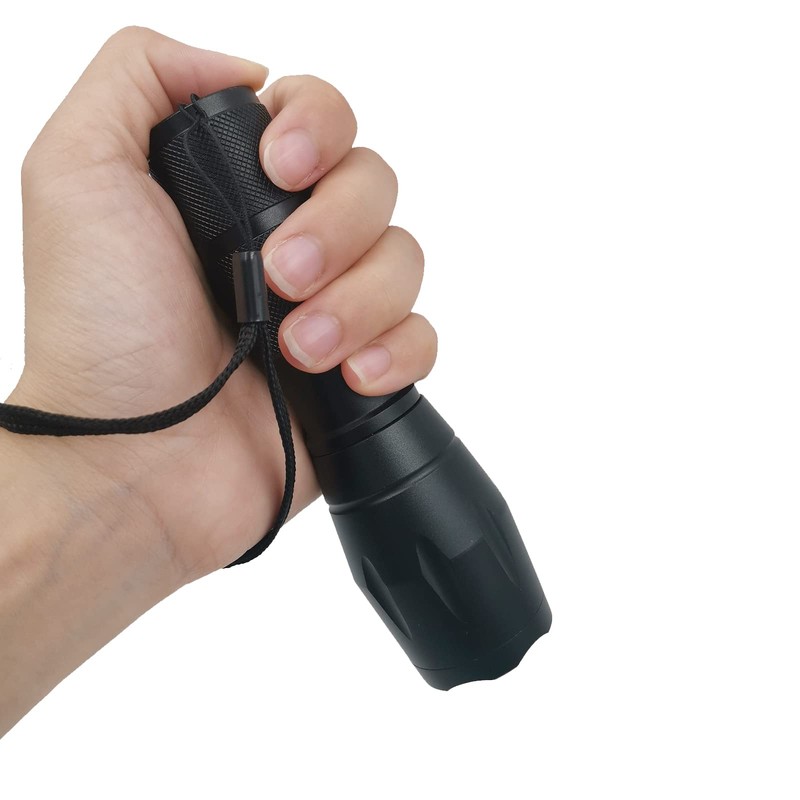 XYSRZ Military Grade Tactical Flashlight Single Mode Zoomable LED Flashlight