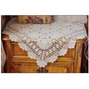 23 Inch Square White 100% HANDMADE Crochet Lace Placemats Doilies