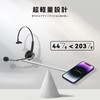 Wantek Headset USB Type-C Single Ear with Noise Cancelling Mic