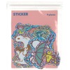 Flake Sticker Set in Zip Case Pink Snoopy 9 Sheets