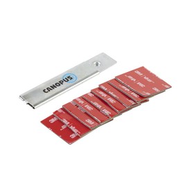 CANOPUS Mounting Square Tape Double Sided, Adhesive Pads Foam Tape, Made in USA, 5952 Roll, 8-PCs 1.5 in x 1.5 in Square Pack, with Box Cutter (1PC) and Razor Replacement (2PCs)