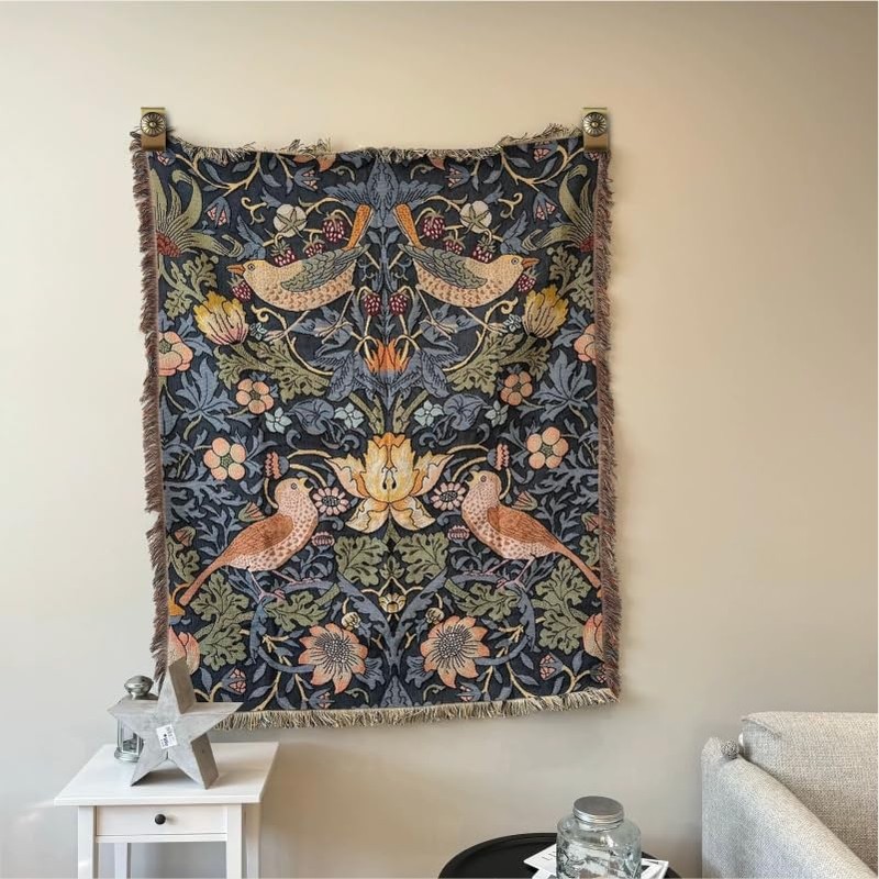Myskuasin Quilt Hanger, Tapestry Hangers for Walls, Metal Clips for