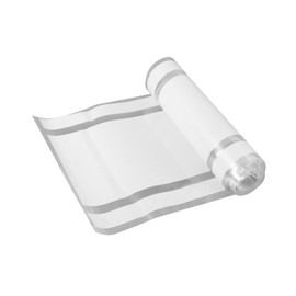 TUCKBOLD 7.09"x70.87" Car Hood Stripe Pattern Sticker Auto Exterior Decal Decoration for Car Hood Roof Trunk Skirt Bumper White Automotive Parts