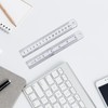 Ruler 15 Cm, Metal Ruler Straight Edge For Cutting Centre