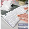 Wireless Keyboard and Mouse Combo, Rechargeable Metal Full Size Mute