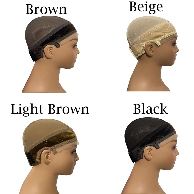 Lace Wig Grip Cap for Glueless Wig 4x5 Transparent Lace