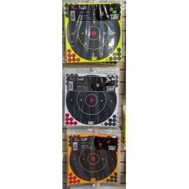 Pro-Shot 12in SplatterShot Bullseye Peel + Stick Target 5 Pack - White