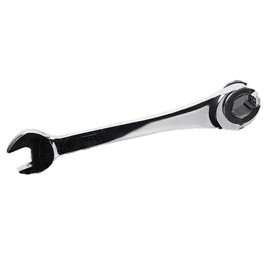 1Pcs 11mm Double Open End Tubing Wrench Chrome Vanadium Steel Ratcheting Fixed Head Flare Nut Wrench Set for Car-Wrench and Hand Tools