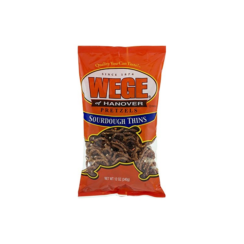 Wege of Hanover Sourdough Pretzel Thins - 12 Oz. (3