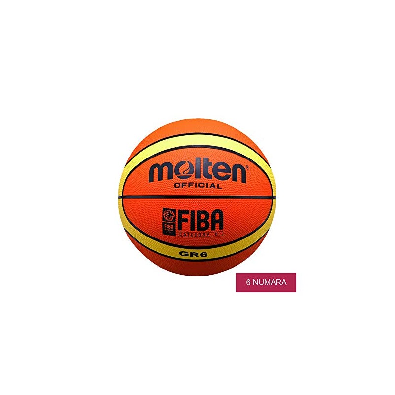 Molten Basketball - 6, Orange/Beige