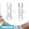 6 Herramientas de Conector de Panel Solar Llave Inglesa de