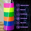 Whaline 6 Colors Neon Gaffer Cloth Tape Fluorescent Rainbow Color