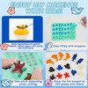 Zorazio 7Pcs Gummy Bear Molds Silicone, Nonstick Ocean Animals Gummy