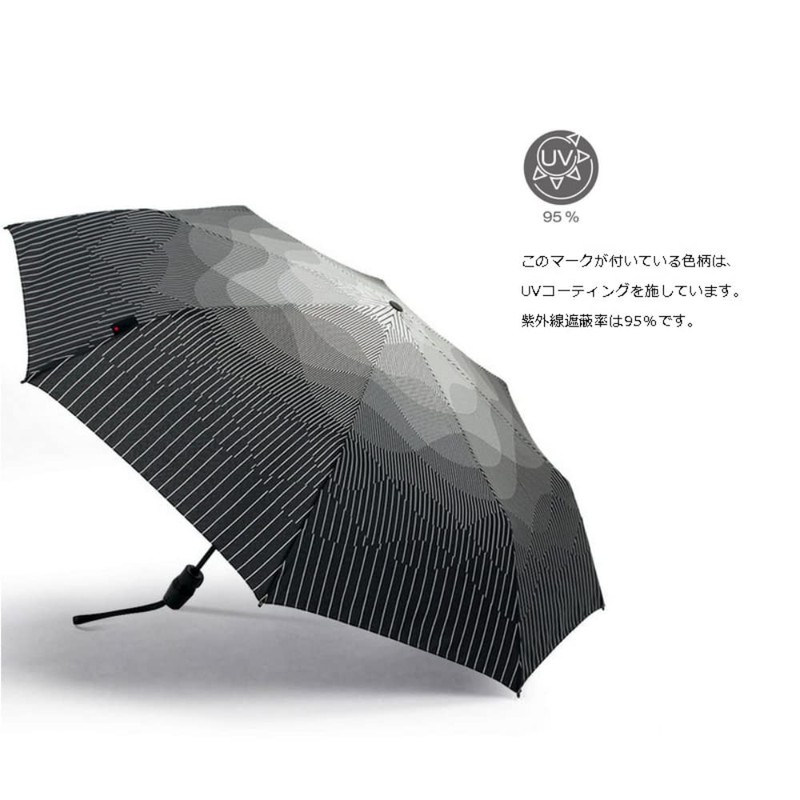 Knirps KNTL220-8236 Folding Umbrella, One-Touch Automatic Open/Close, Reinforced Durability