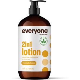 EO Everyone Lotion, Coconut plus Lemon, 32 Fl Oz