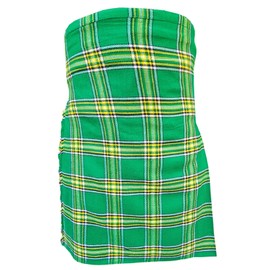 Tartancity Kilt Men's - 5 Yard Traditional Scottish Kilts for Weddings, Formal Events, Ceilidh, Highland Games & Special Occasions (Irish Green, 32")