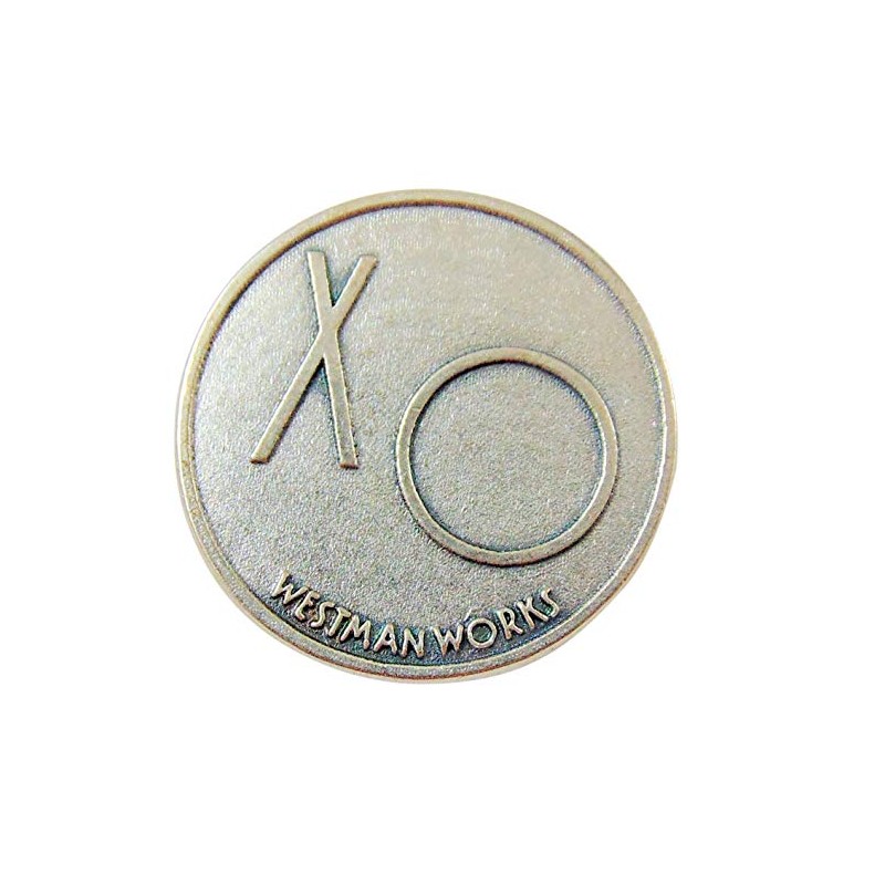 Love You More XO Pocket Token 1 1/4 Inch