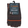 Truper GU-655, Guantes para mecánico cortos alta protección y comodidad