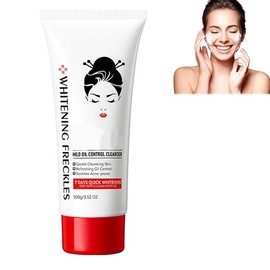 Rostblant face cream Brightening Cleanser, Facial Cleanser Tiefenreinigung, Feuchtigkeitsspendend, nicht straffend, Ölkontrolle & Whitening Facial Cleanser