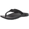 Chaco Men's Classic FLIP Flop, Solid Black, 10