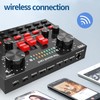 Bluetooth Live Sound Card 8 Modes Voice Changer Sound Mixer