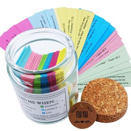Read Me When Bible Verses Jar Christian Gifts For Women Mom God Verse Prayer Jar Bible Accessories Study Supplies Best Friend Religious Gift For Graduation Birthday & Teacher