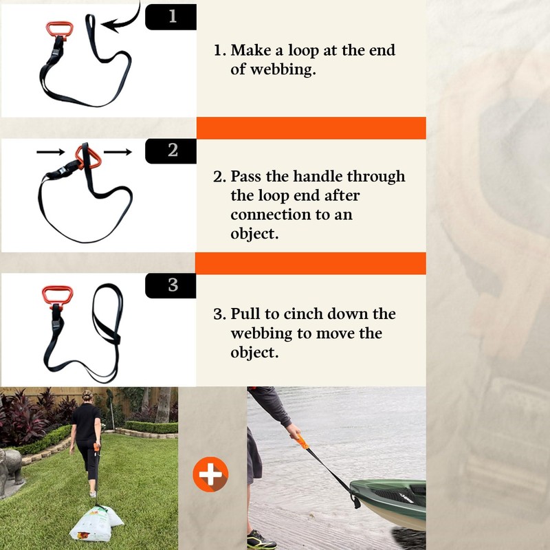 MULTUS Handle and Haul 2 Handle Moving Strap to Lift