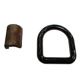 Stevens Lake Parts D-Ring 1/2" Weld-on (Black Ring) Fits Universal Products Campers RVs Tow-Trucks