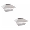 Deckorators 2-Pack Deckorators Solar Light 3 x 3 in White