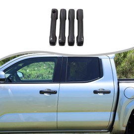 TOYCIDFG Car Door Pull Handle Cover Trim for Toyota Tacoma 2024 2025, Car Exterior Decoration Accessories (Carbon Fiber Pattern)