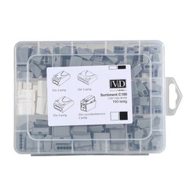 ViD® Plug-in Terminal Assortment Box/Set 160 Pieces