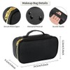 Belijoeuri Large Makeup Bag, High Quality Black Makeup Bag with