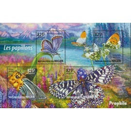 niger 3400-3403 Sheetlet (complete. issue.) unmounted mint/never hinged ** MNH 2015 Butterflies (Stamps for collectors) Butterflies