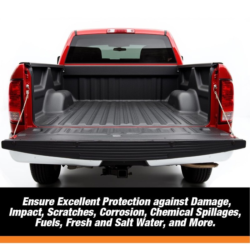 Rintek Urethane Spray-On Truck Bed Liner Kit – Durable Textured
