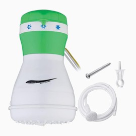 Instant Water Heater 5400W 110V Electric Shower Heater Instant Hot Faucet Bathroom Water Heating Instantaneous Water Heater (Green)