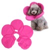 Pet Recovery Collar Adjustable Lightweight Prevent Licking Sunflower Shape Cute