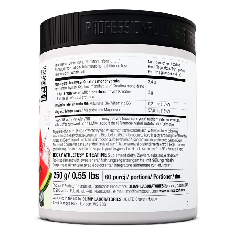Olimp Rocky Athletes® Creatine - 250 g, Watermelon Ice -