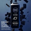 Nivea Men Active Clean Gel de Baño con Carbón Natural